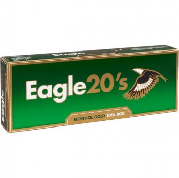 Eagle 20\'s Menthol Gold 100\'s Cigarettes 10 cartons
