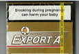 Export 'A' Macdonald 25s Light gold cigarettes 10 cartons