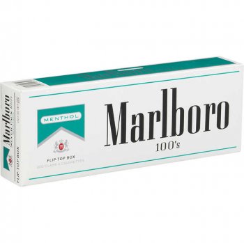 Marlboro Menthol 100\'s Silver Pack Box cigarettes 10 cartons