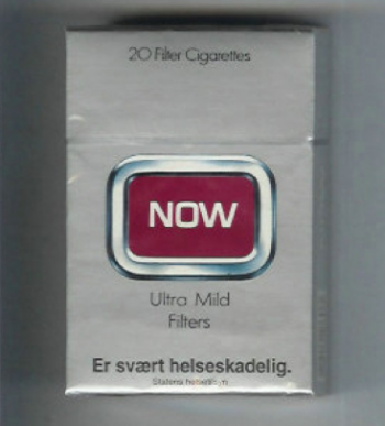 Now Ultra Mild Filters hard box cigarettes 10 cartons