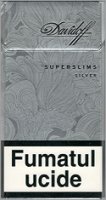 Davidoff Super Slims Silver Cigarettes 10 cartons