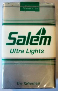 Salem ultra lights cigarettes 10 cartons