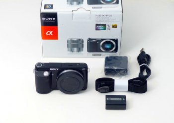 Sony α (alpha) NEX-F3 16.1 MP Digital Camera - Black