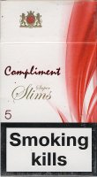 COMPLIMENT Super Slims 5 cigarettes 10 cartons