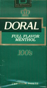 doral full flavor menthol 100s cigarettes 10 cartons