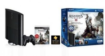 SONY PS3 500GB Assassin\'s Creed 3 System Bundle