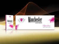Manchester Superslims Pink cigarettes 10 cartons