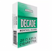 Decade Silver Menthol King Box cigarettes 10 cartons