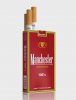 Manchester Red 100s cigarettes 10 cartons