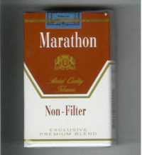 Marathon Non-Filter Exclusive Premium Blend white and brown cigs