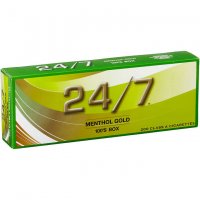 24/7 Menthol Gold 100’s Cigarettes 10 cartons