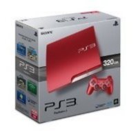 PlayStation3 Slim Console HDD 320GB Red Model