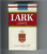 Lark Lights white and red soft box cigarettes 10 cartons