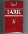 Lark Premium Quality Tobaccos 100s Charcoal Filter red cigarette