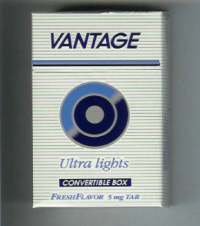 Vantage Ultra Lights hard box cigarettes 10 cartons