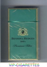 Benson & Hedges Premium Menthol cigarettes 10 cartons