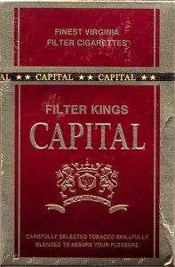 Capital Filter Kings Cigarettes 10 cartons