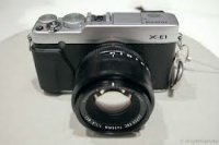 Fujifilm X series X-E1 16.3 MP Silver digital camera
