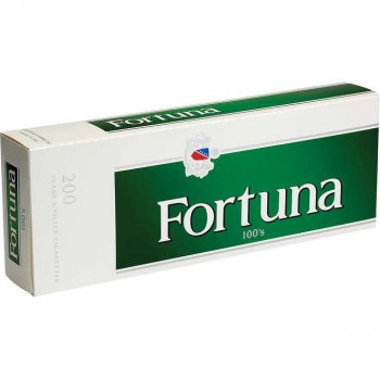 Fortuna Menthol Dark Green 100\'s Box cigarettes 10 cartons