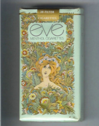 EVE Menthol 100s soft box cigarettes 10 cartons