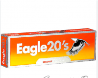 Eagle 20's Kings Orange Box Cigarettes 10 cartons