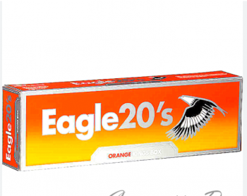 Eagle 20\'s Kings Orange Box Cigarettes 10 cartons