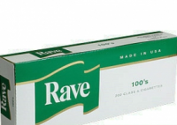 Rave Menthol Dark Green 100's cigarettes 10 cartons