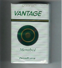 Vantage Menthol Fresh Flavor Cigarettes 10 cartons