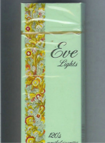 EVE Lights 120s Menthol hard box cigarettes 10 cartons
