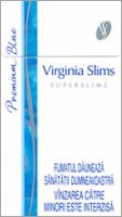 Virginia Slims Super Slims Blue 100`s Cigarettes 10 cartons