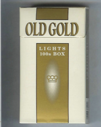 Old Gold Lights 100s Box hard box cigarettes 10 cartons