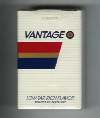 Vantage soft box cigarettes 10 cartons