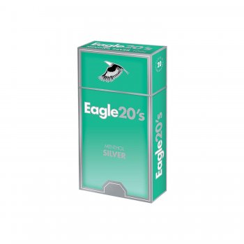 Eagle 20s Menthol Silver Kings Box cigarettes 10 cartons