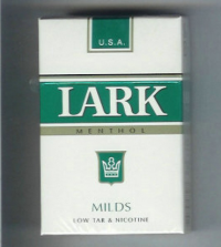 Lark Milds Menthol white and green Cigarettes 10 cartons