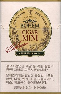 Bohem Cigar Mini No.1 cigarettes 10 cartons
