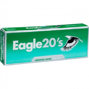 Eagle 20\'s Menthol Silver 100\'s Cigarettes 10 cartons