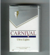 Carnival Ultra Lights cigarettes 10 cartons