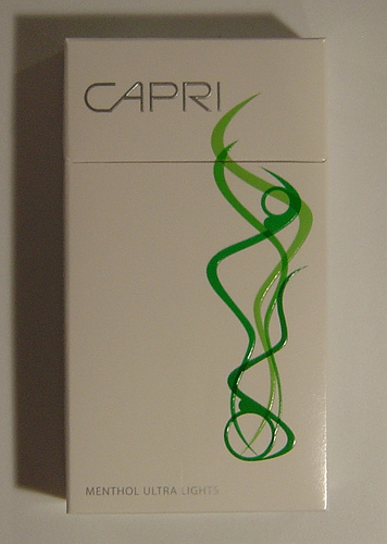 capri menthol ultra light super slim 