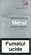 West Silver Compact Cigarettes 10 cartons