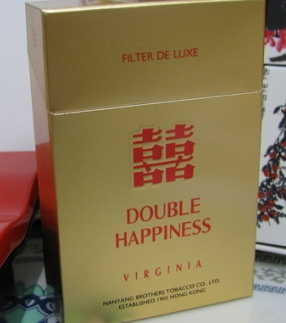 Double Happiness gold cigarettes 10 cartons