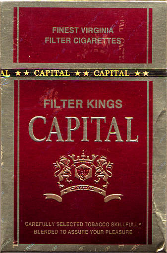 Capital Filter Kings Cigarettes 10 cartons