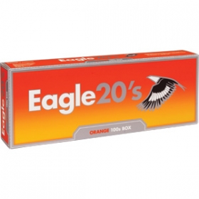 Eagle 20\'s Orange 100\'s Cigarettes 10 cartons