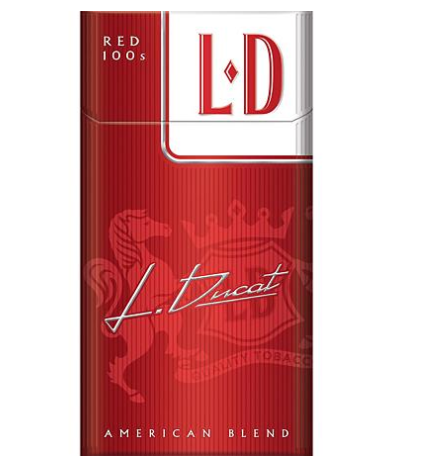 L D Red 100s Box cigarettes 10 cartons