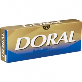 Doral Gold 100\'s cigarettes 10 cartons
