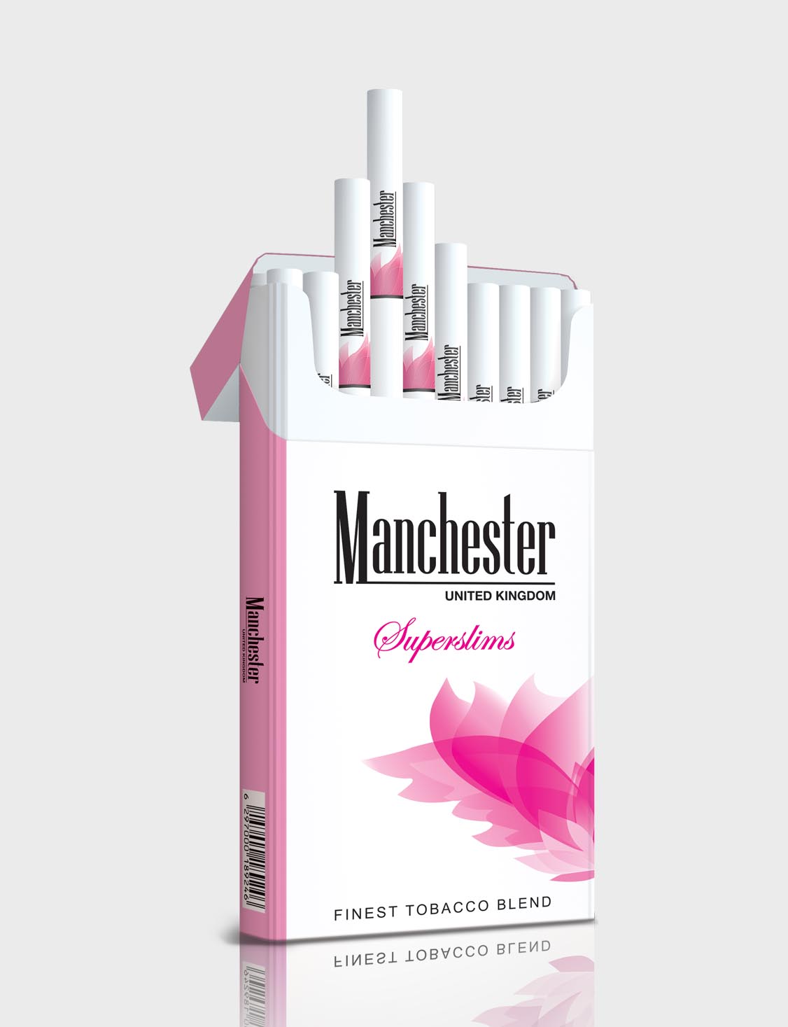 Manchester Superslims Pink cigarettes 10 cartons - Click Image to Close