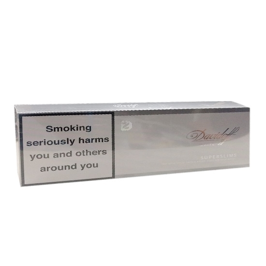 Davidoff Superslims White cigarettes 10 cartons - Click Image to Close