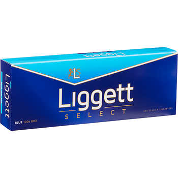 Liggett Select Gold 100\'s Box cigarettes 10 cartons