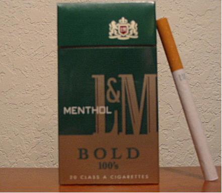 L&M Menthol 100's Bold Cigarettes 10 cartons - Click Image to Close
