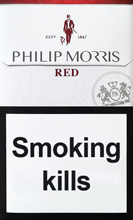 PHILIP MORRIS RED cigarettes 10 cartons