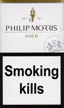 PHILIP MORRIS GOLD cigarettes 10 cartons